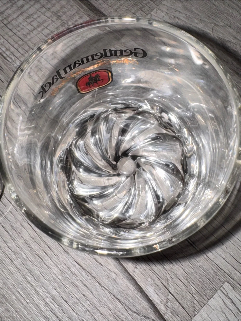 Vintage Gentleman Jack Lowball Glass Set 80s Rare Tennessee Whiskey - Set of 2